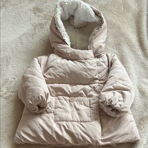 Zara Toddler Girls Puffer Coat